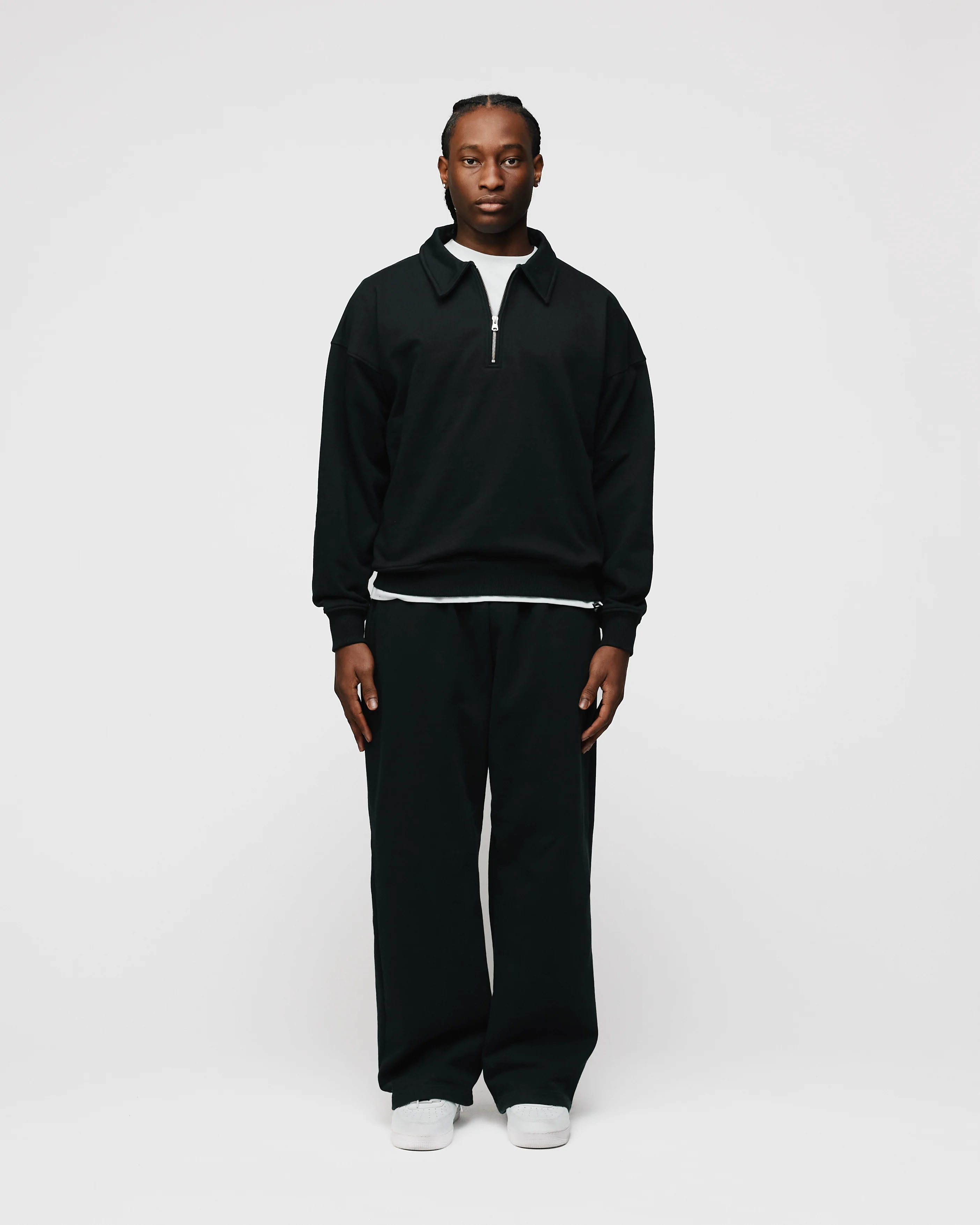 1188-drop-shoulder-1-4-zip-black-2.webp Drop Shoulder 1/4 Zip - Black
