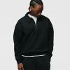 1188-drop-shoulder-1-4-zip-black-3.webp Drop Shoulder 1/4 Zip - Black