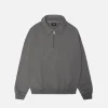 1194-drop-shoulder-1-4-zip-charcoal-1.webp Drop Shoulder 1/4 Zip - Charcoal