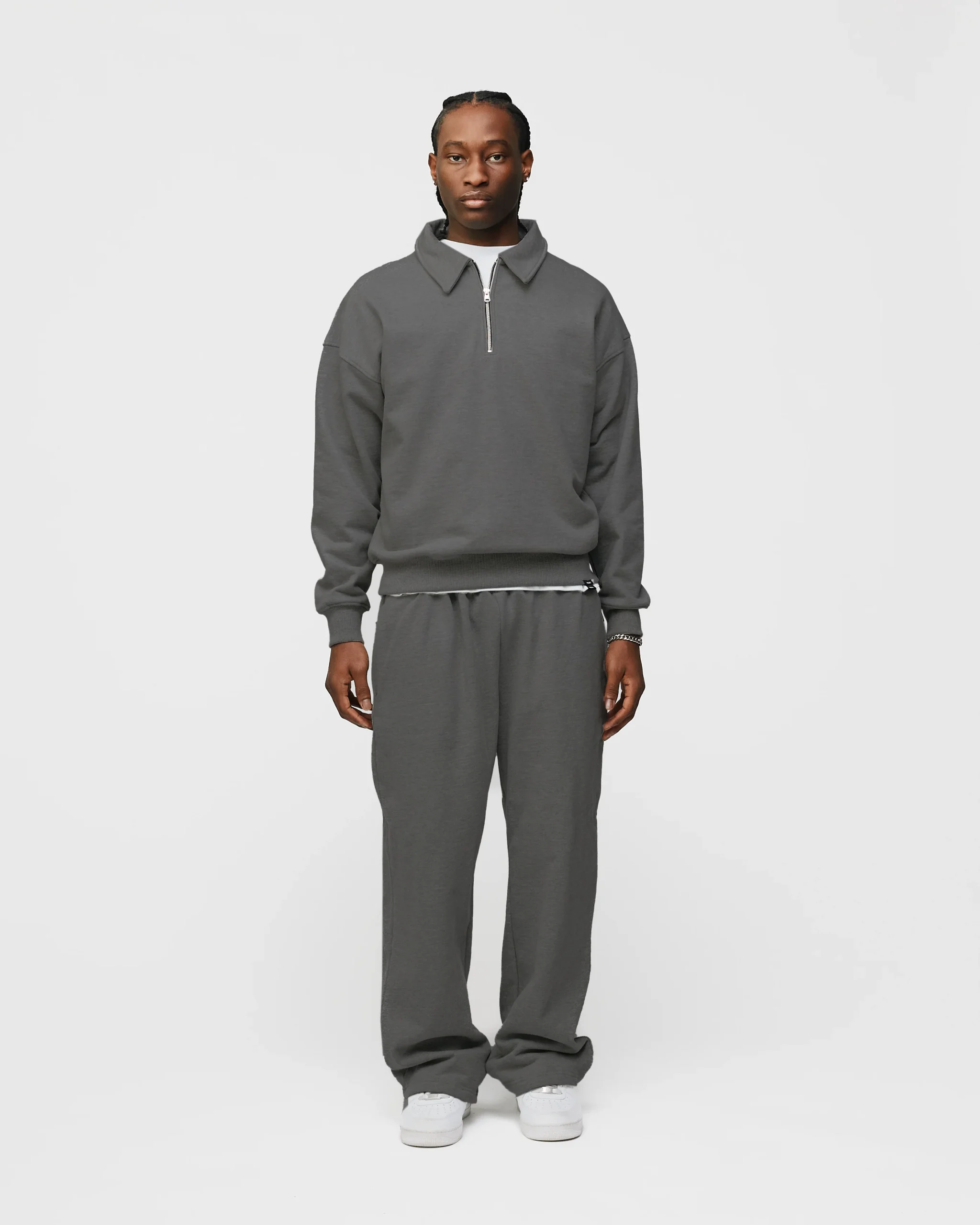 1194-drop-shoulder-1-4-zip-charcoal-2.webp Drop Shoulder 1/4 Zip - Charcoal