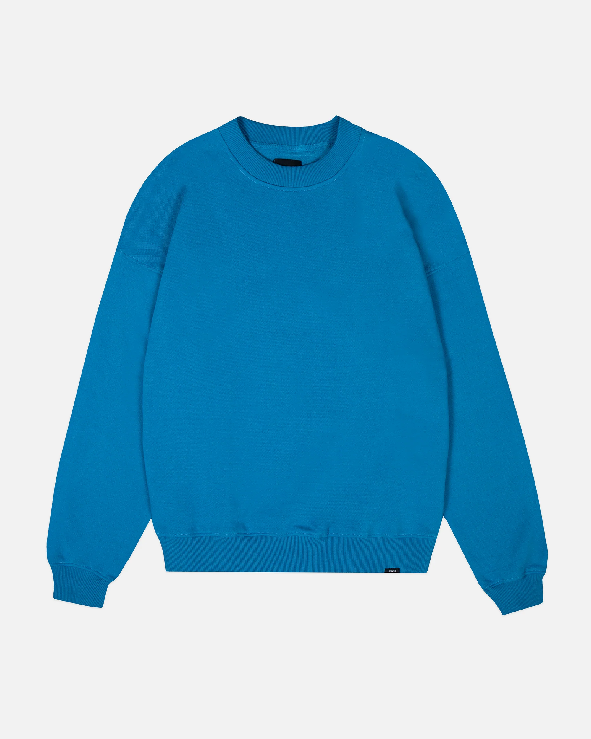 Drop Shoulder Crewneck - Aqua