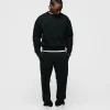 Drop Shoulder Crewneck - Black