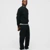 Drop Shoulder Crewneck - Black