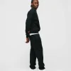 Drop Shoulder Crewneck - Black