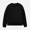 Drop Shoulder Crewneck - Black