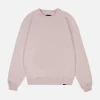 Drop Shoulder Crewneck - Blush