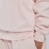 Drop Shoulder Crewneck - Blush