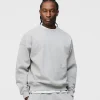 Drop Shoulder Crewneck - Grey