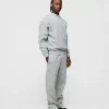 Drop Shoulder Crewneck - Grey