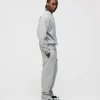 Drop Shoulder Crewneck - Grey