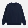 Drop Shoulder Crewneck - Navy