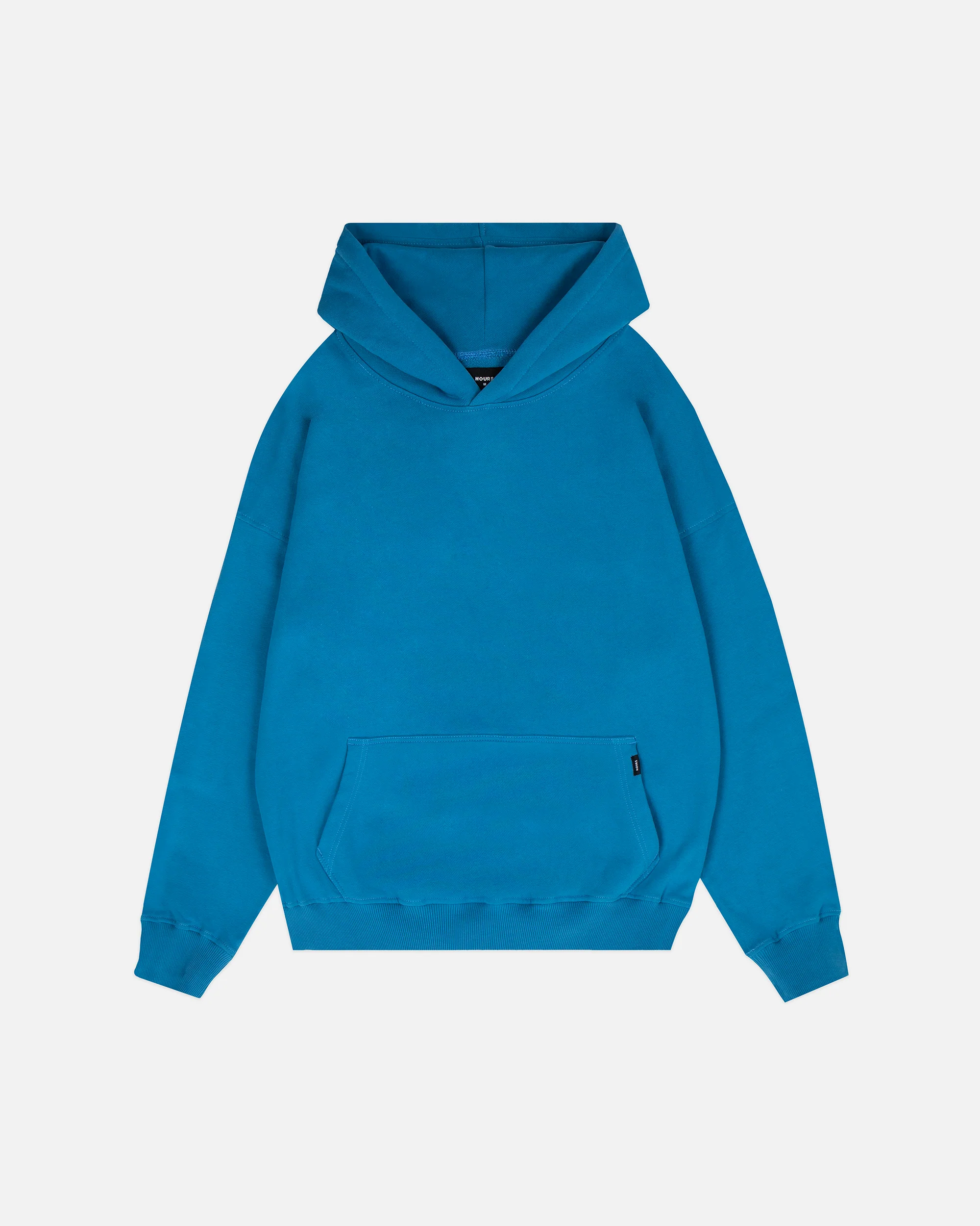 Drop Shoulder Hoodie - Aqua