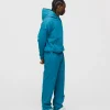 Drop Shoulder Hoodie - Aqua
