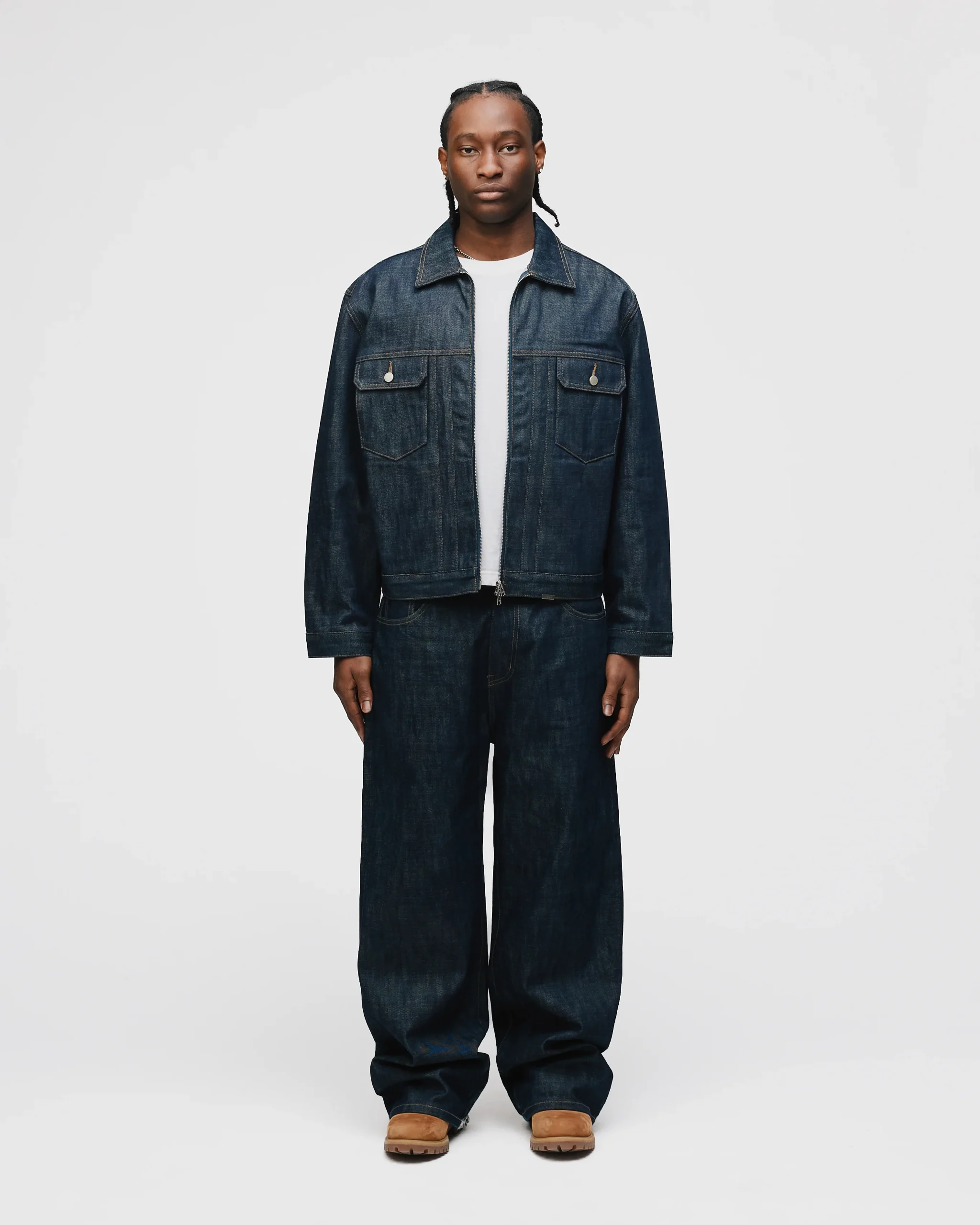 Baggy Raw Denim - Indigo