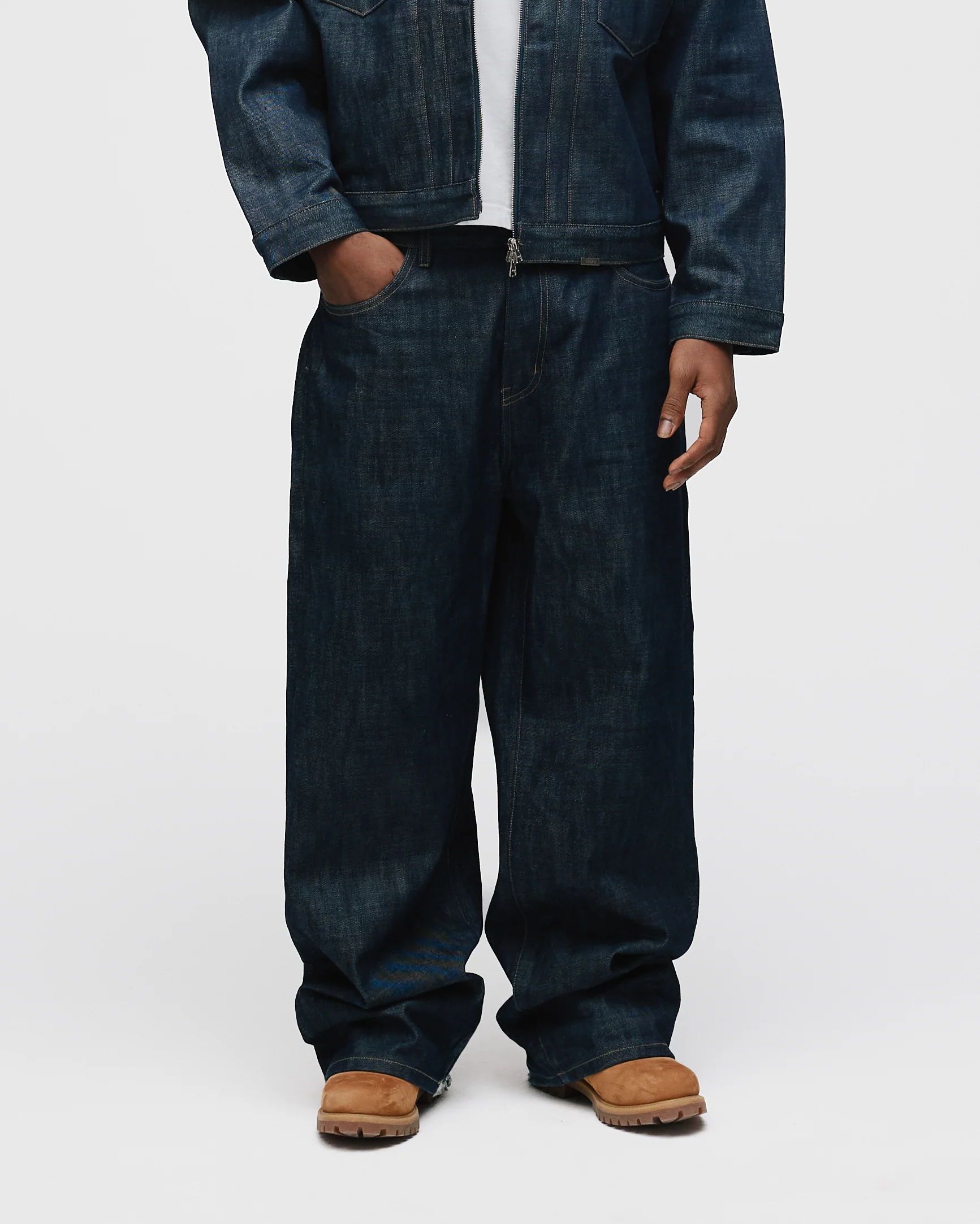 Baggy Raw Denim - Indigo