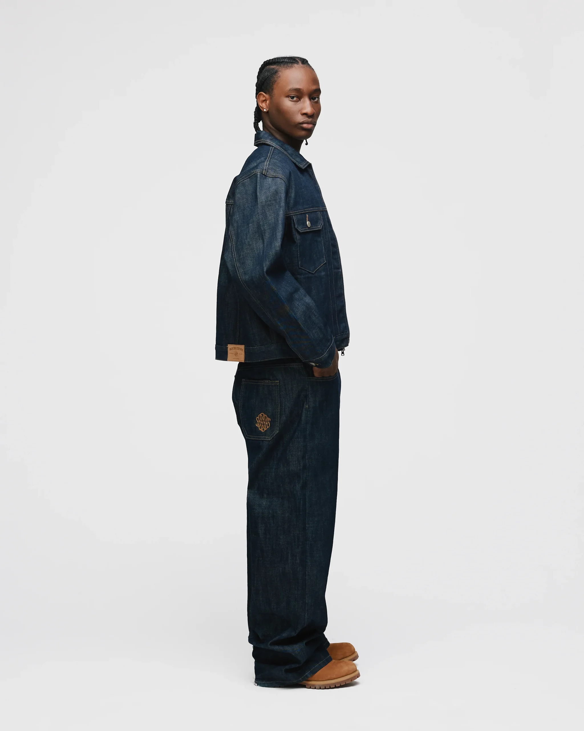 Baggy Raw Denim - Indigo