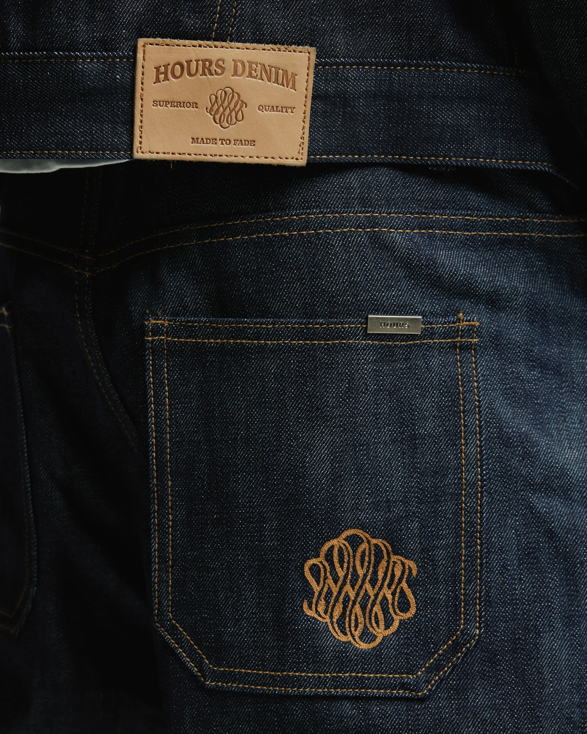 Baggy Raw Denim - Indigo