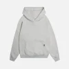 Drop Shoulder Hoodie - Ash