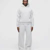 Drop Shoulder Hoodie - Ash
