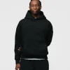 Drop Shoulder Hoodie - Black