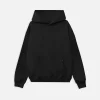 Drop Shoulder Hoodie - Black