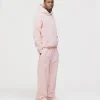 Drop Shoulder Hoodie - Blush