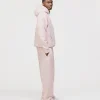 Drop Shoulder Hoodie - Blush