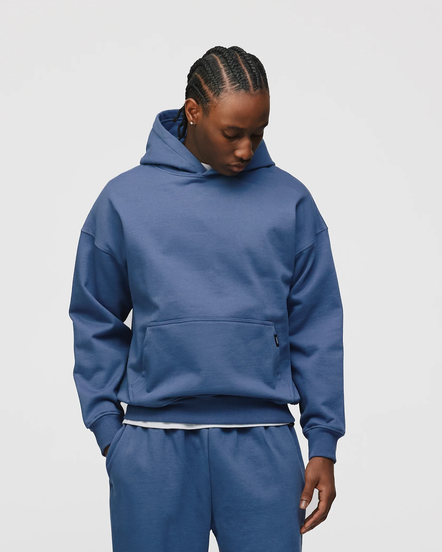 Drop Shoulder Hoodie - Dusk