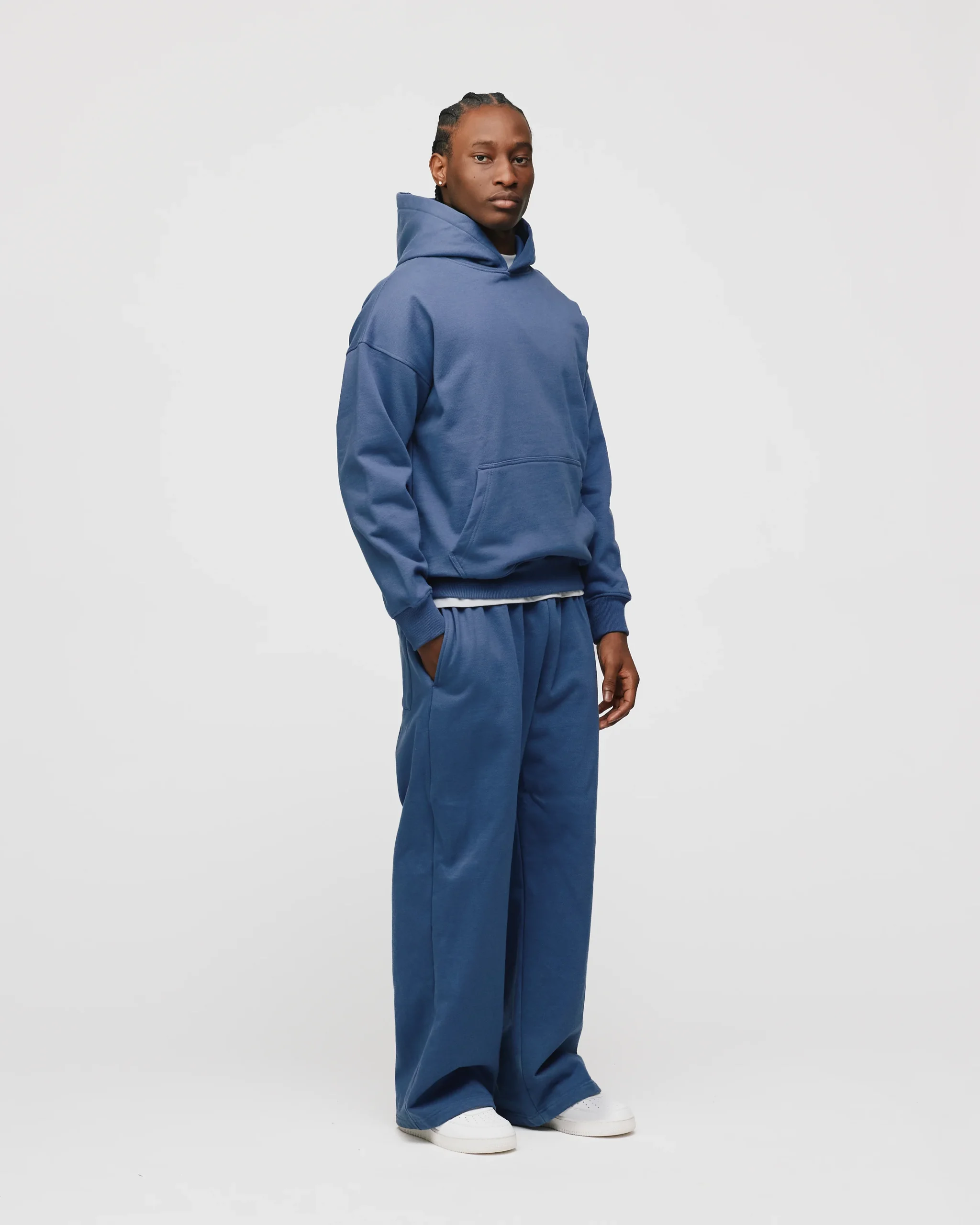 Drop Shoulder Hoodie - Dusk