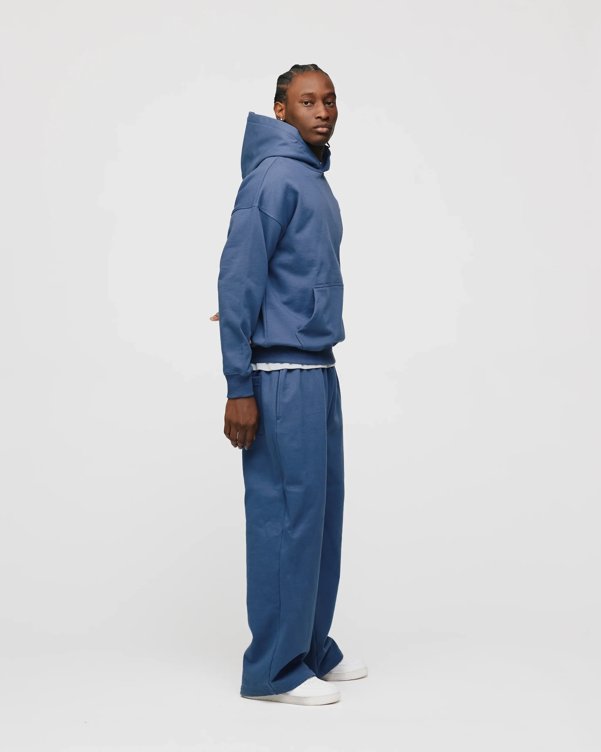 Drop Shoulder Hoodie - Dusk