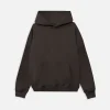 Drop Shoulder Hoodie - Espresso