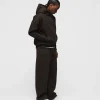 Drop Shoulder Hoodie - Espresso
