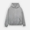 Drop Shoulder Hoodie - Grey