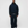Drop Shoulder Hoodie - Navy