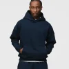 Drop Shoulder Hoodie - Navy