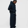 Drop Shoulder Hoodie - Navy