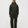 Drop Shoulder Hoodie - Olive