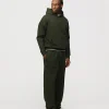 Drop Shoulder Hoodie - Olive