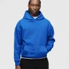 Drop Shoulder Hoodie - Royal Blue