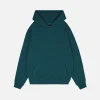 Drop Shoulder Hoodie - Teal