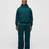Drop Shoulder Hoodie - Teal