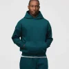 Drop Shoulder Hoodie - Teal