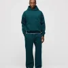 Drop Shoulder Hoodie - Teal