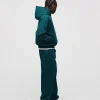 Drop Shoulder Hoodie - Teal
