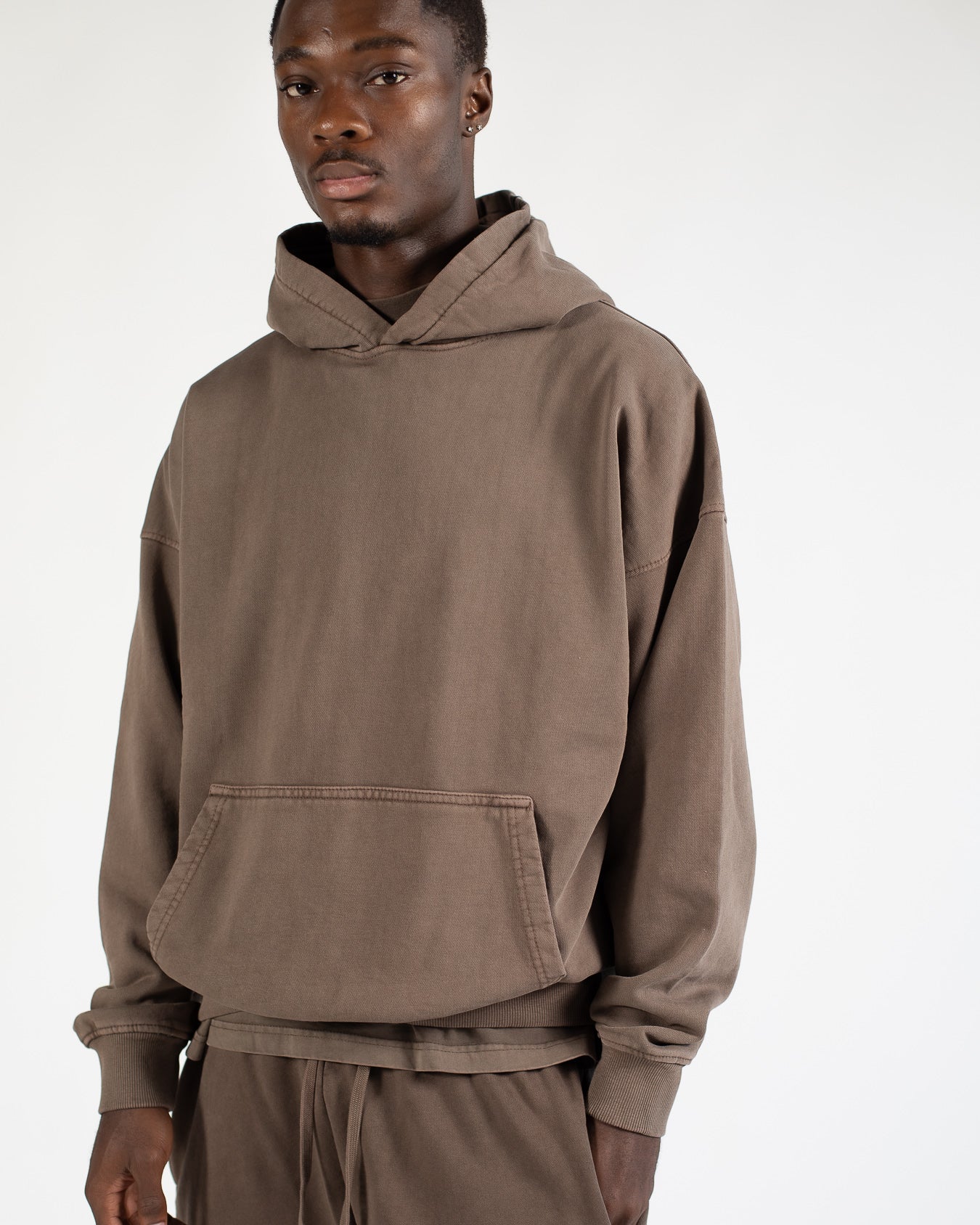 1350-drop-shoulder-hoodie-vintage-brown-5.jpg Drop Shoulder Hoodie - Vintage Brown