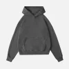 Drop Shoulder Hoodie - Vintage Grey