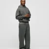 Drop Shoulder Hoodie - Vintage Grey