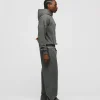 Drop Shoulder Hoodie - Vintage Grey