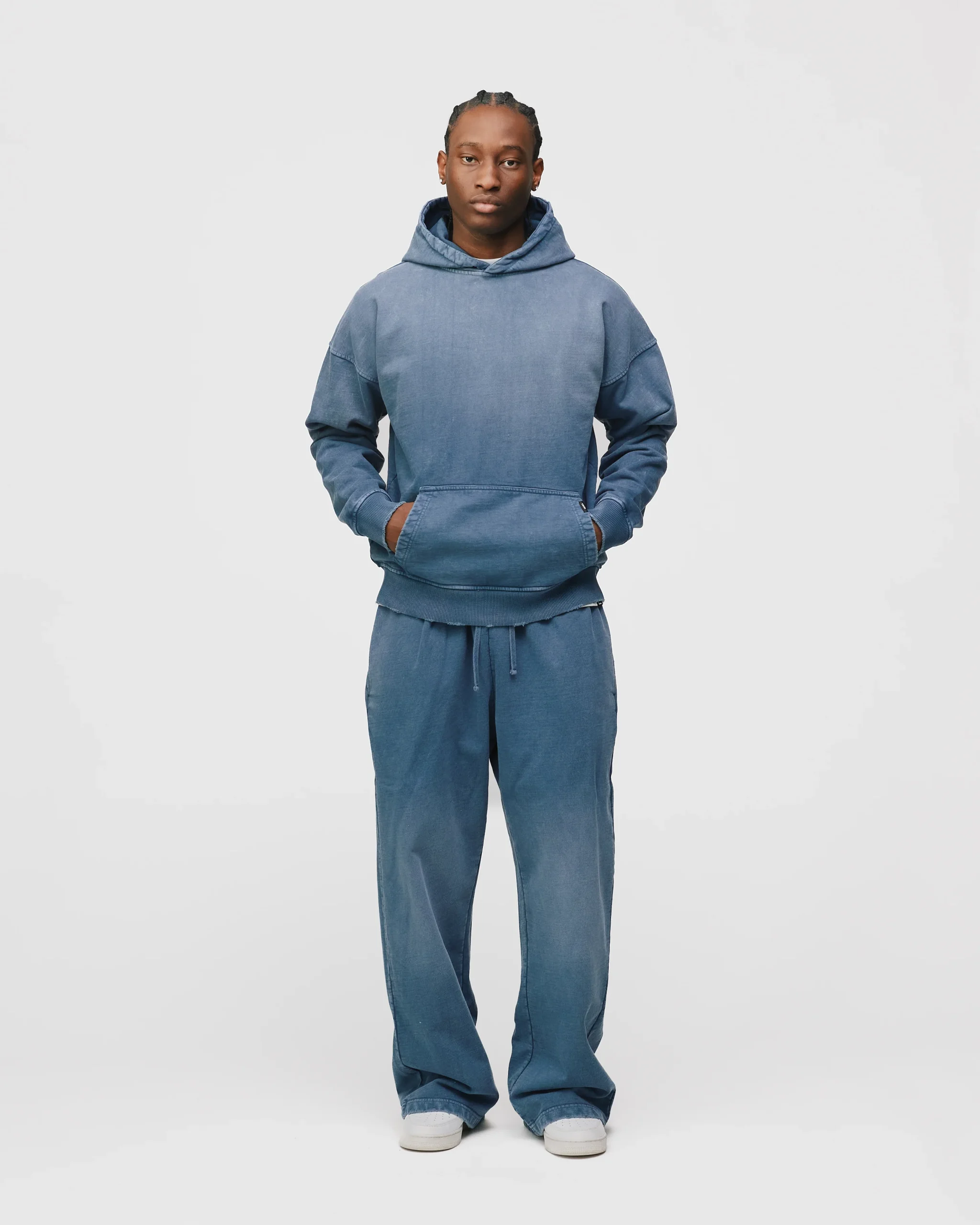 Baggy Sweatpants - Sunfaded Blue