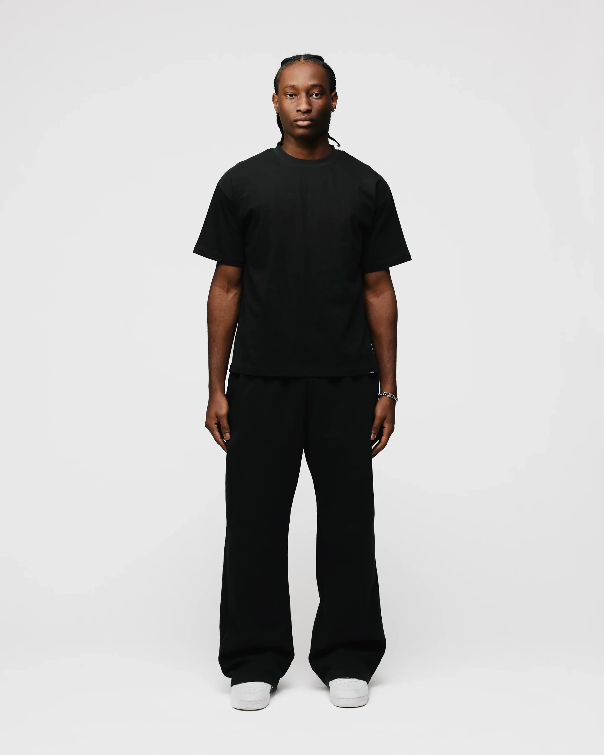 Drop Shoulder T-Shirt - Black